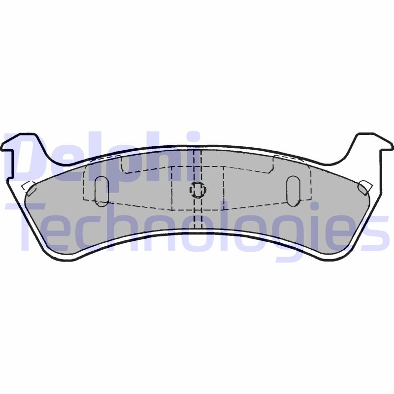 Remblokset Delphi Diesel LP1635