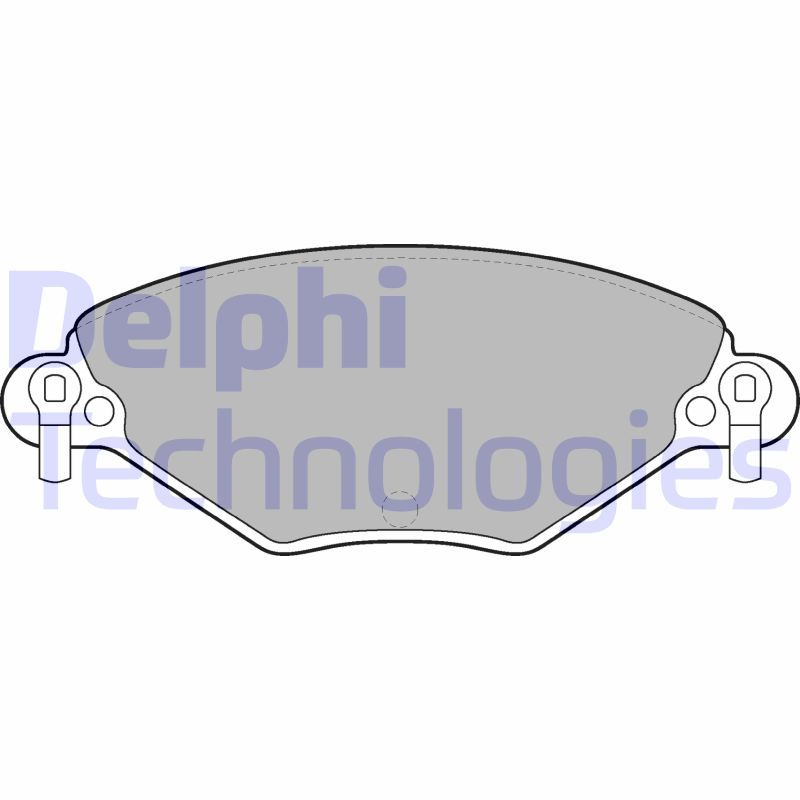 Remblokset Delphi Diesel LP1654