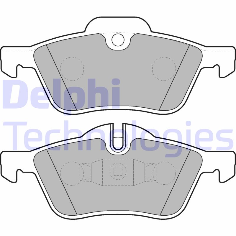 Remblokset Delphi Diesel LP1657