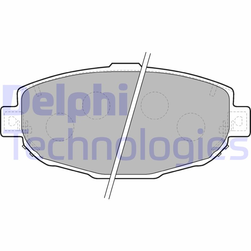 Remblokset Delphi Diesel LP1661