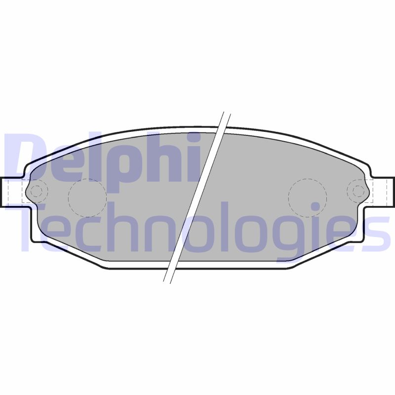 Remblokset Delphi Diesel LP1665