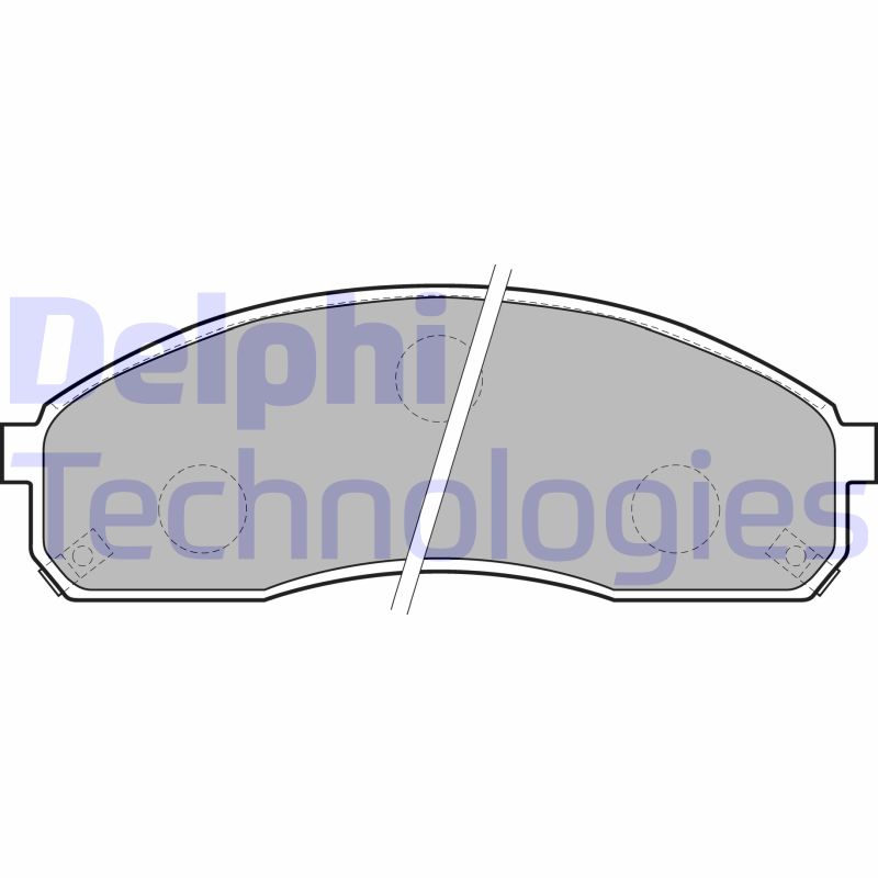 Remblokset Delphi Diesel LP1671