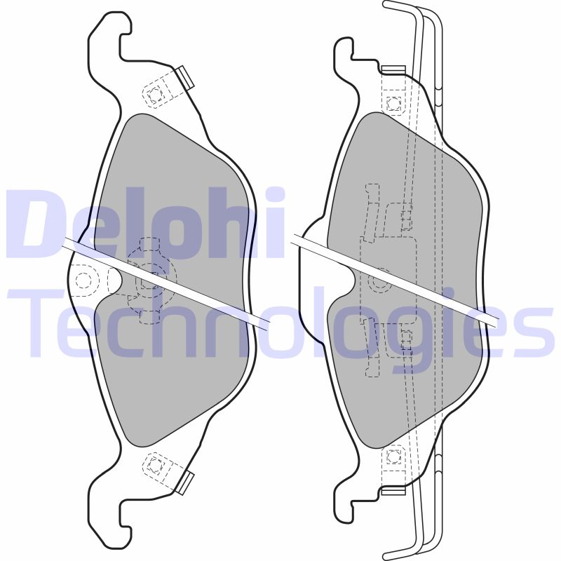 Remblokset Delphi Diesel LP1673