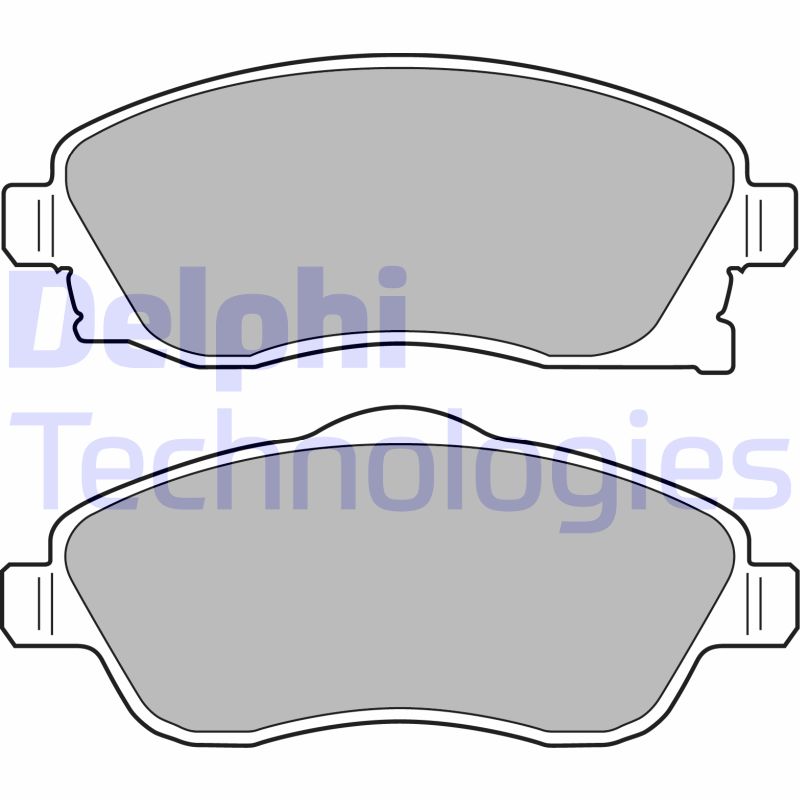Remblokset Delphi Diesel LP1676