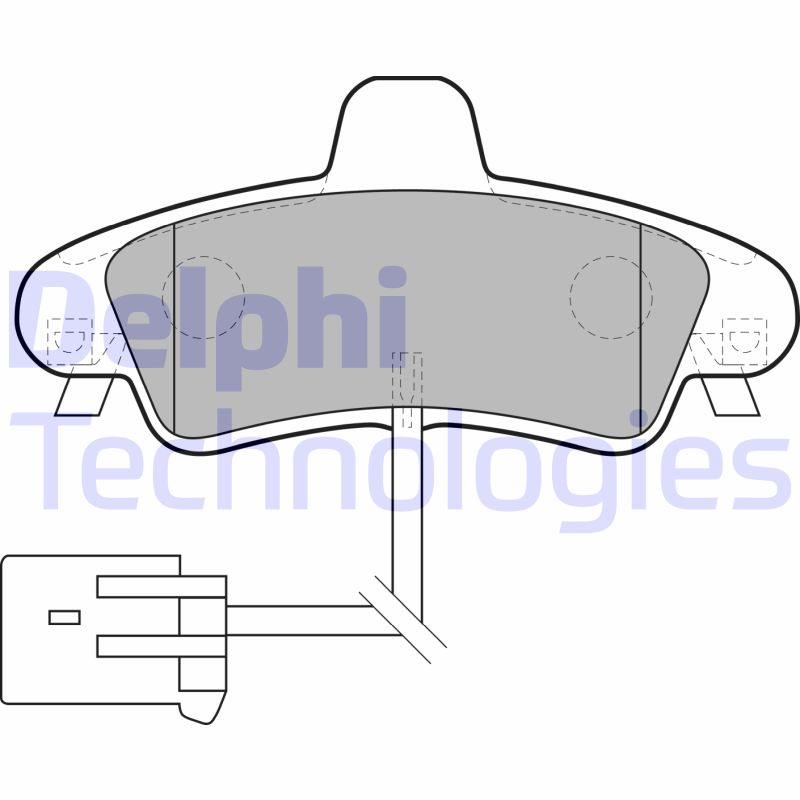 Remblokset Delphi Diesel LP1683