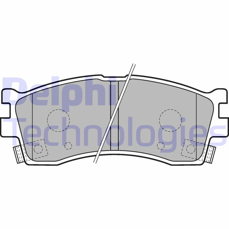 Remblokset Delphi Diesel LP1702