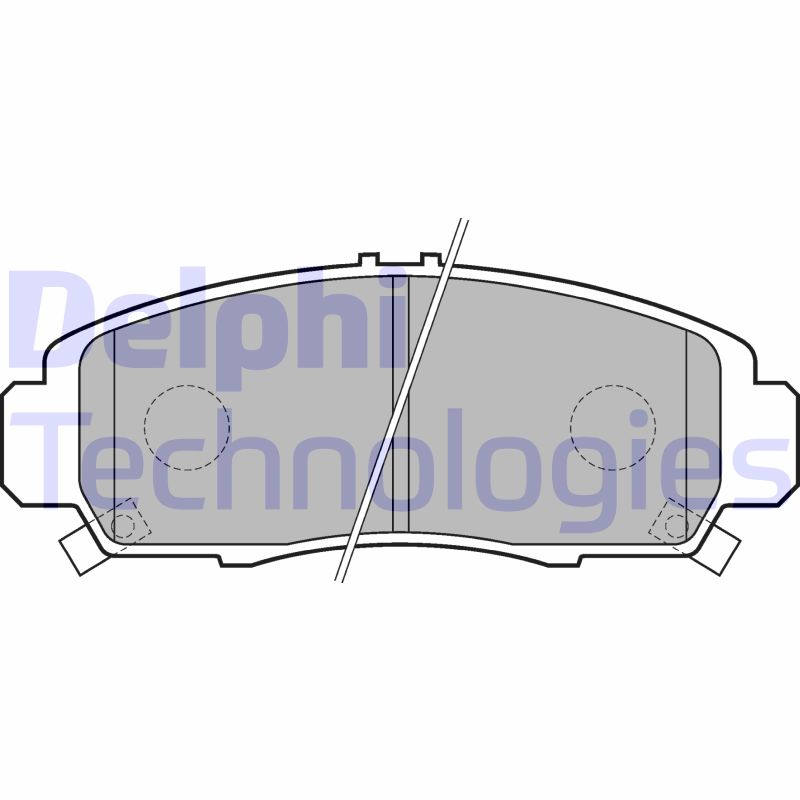 Remblokset Delphi Diesel LP1704