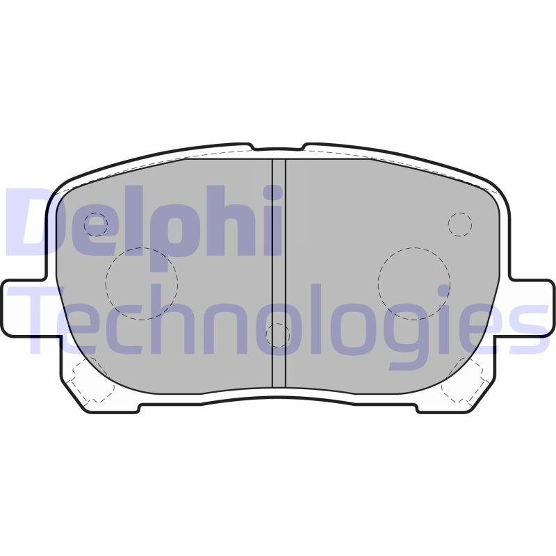 Remblokset Delphi Diesel LP1711
