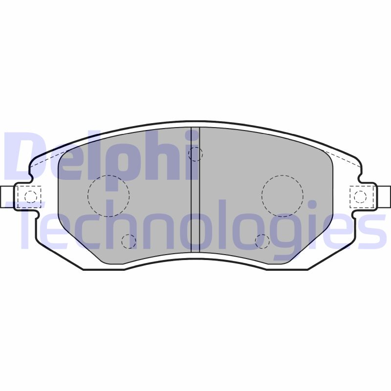 Remblokset Delphi Diesel LP1718