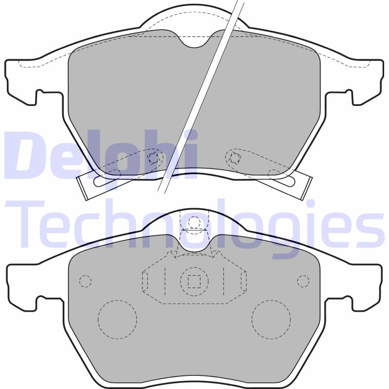 Remblokset Delphi Diesel LP1731