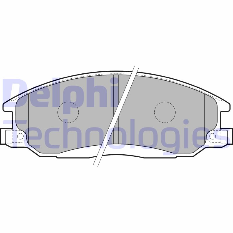 Remblokset Delphi Diesel LP1743