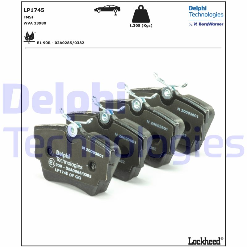 Delphi Diesel Remblokset LP1745