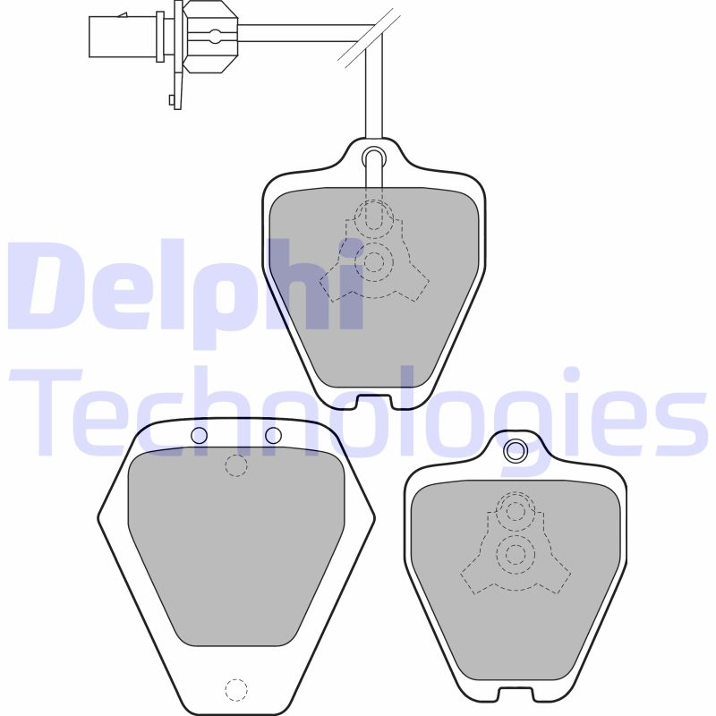 Remblokset Delphi Diesel LP1760