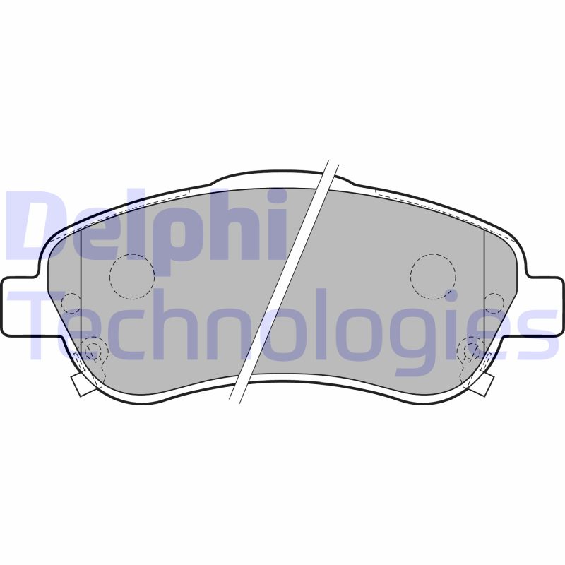 Remblokset Delphi Diesel LP1786