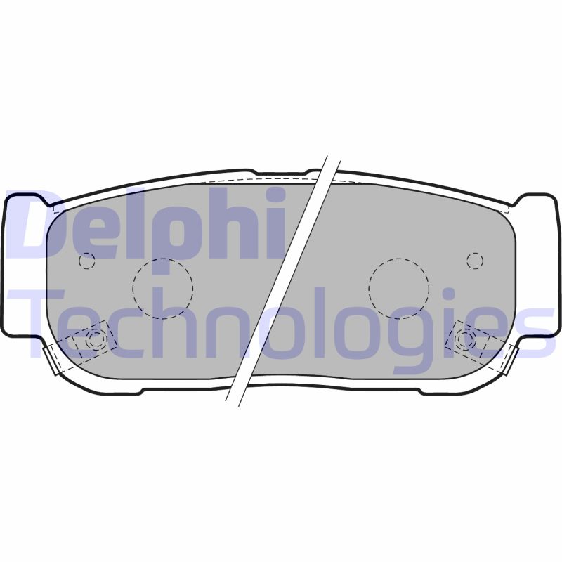 Remblokset Delphi Diesel LP1797