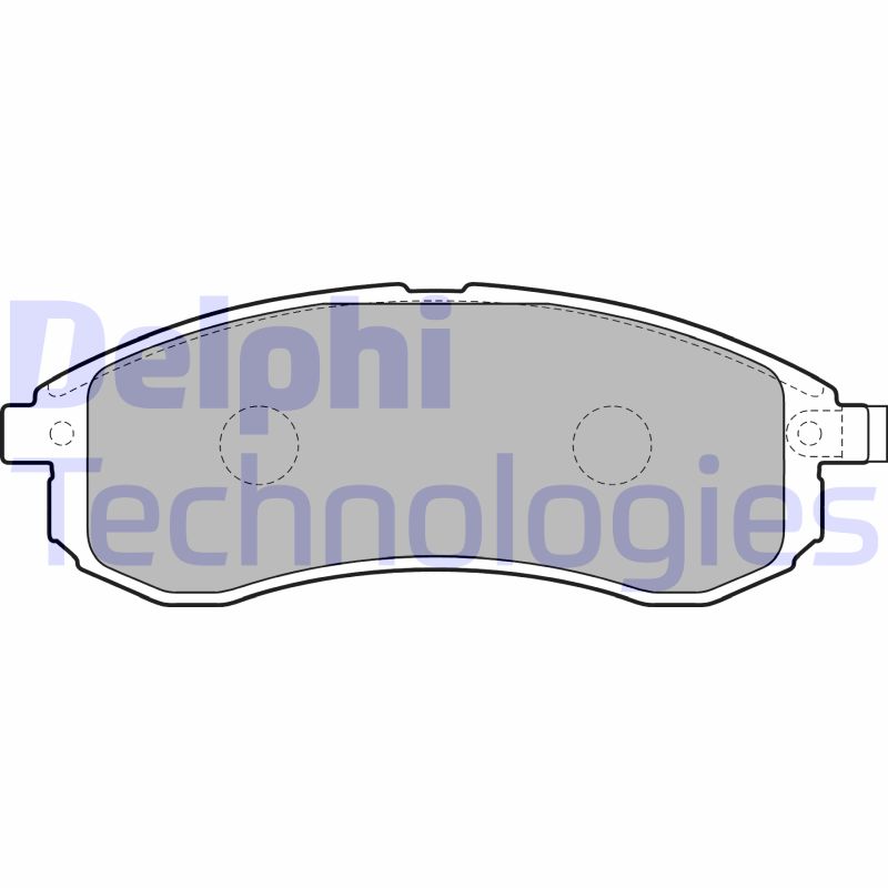 Remblokset Delphi Diesel LP1808