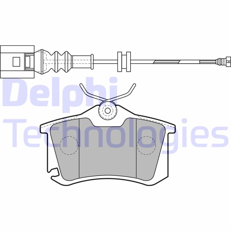 Remblokset Delphi Diesel LP1815