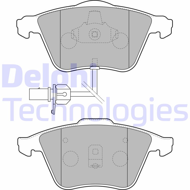 Remblokset Delphi Diesel LP1825