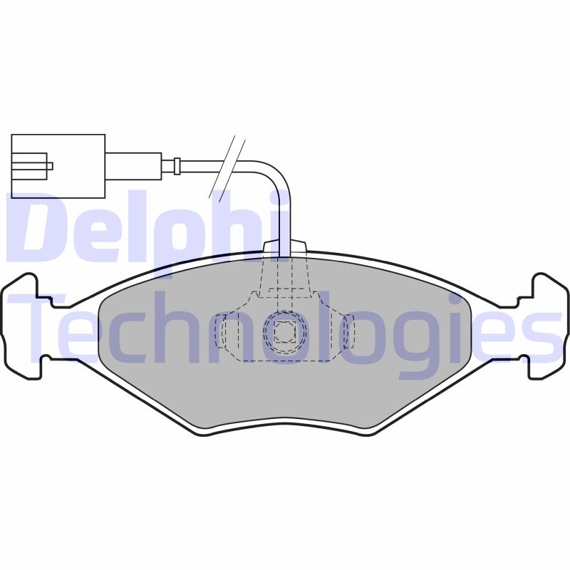 Remblokset Delphi Diesel LP1855