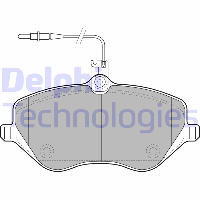 Remblokset Delphi Diesel LP1891