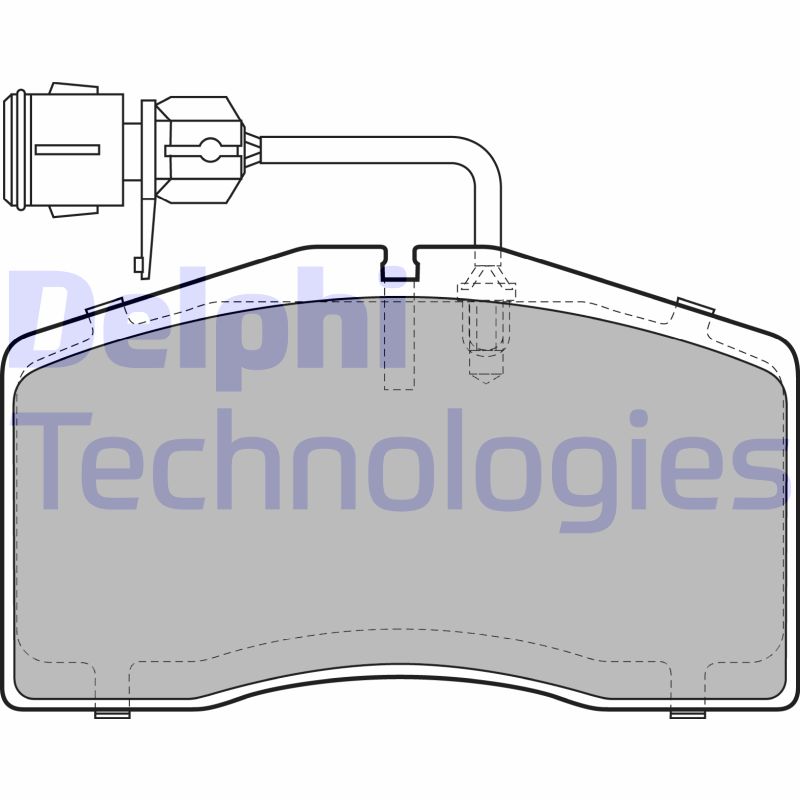 Remblokset Delphi Diesel LP1945