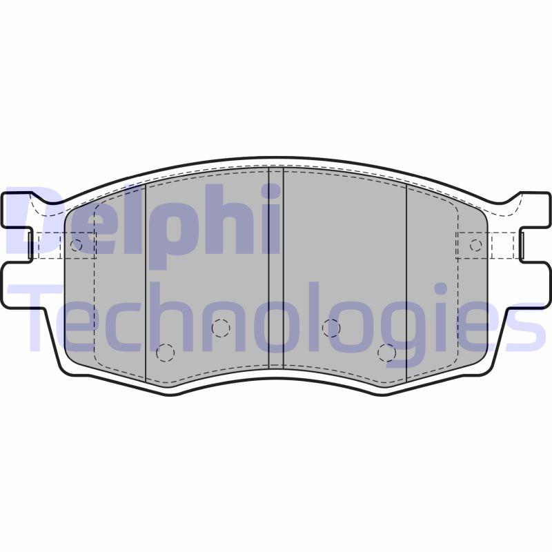 Remblokset Delphi Diesel LP1951