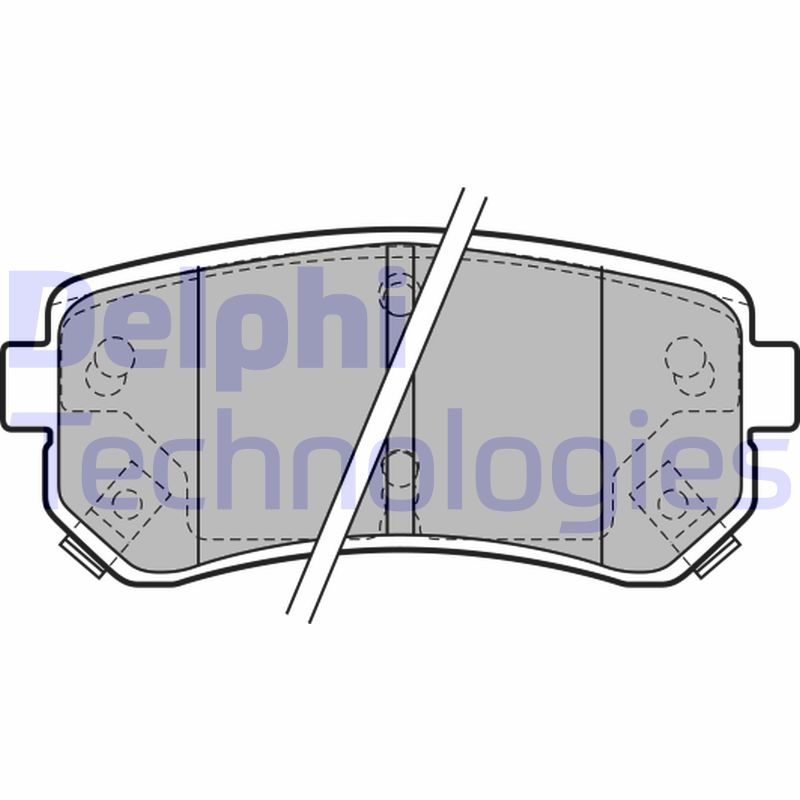 Remblokset Delphi Diesel LP1952