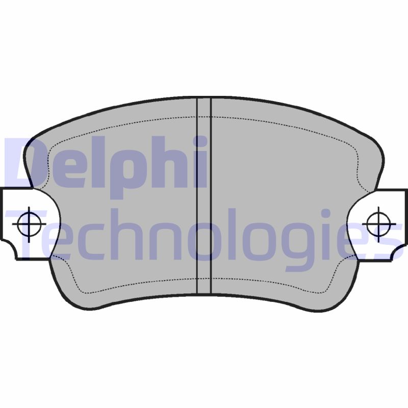 Remblokset Delphi Diesel LP197