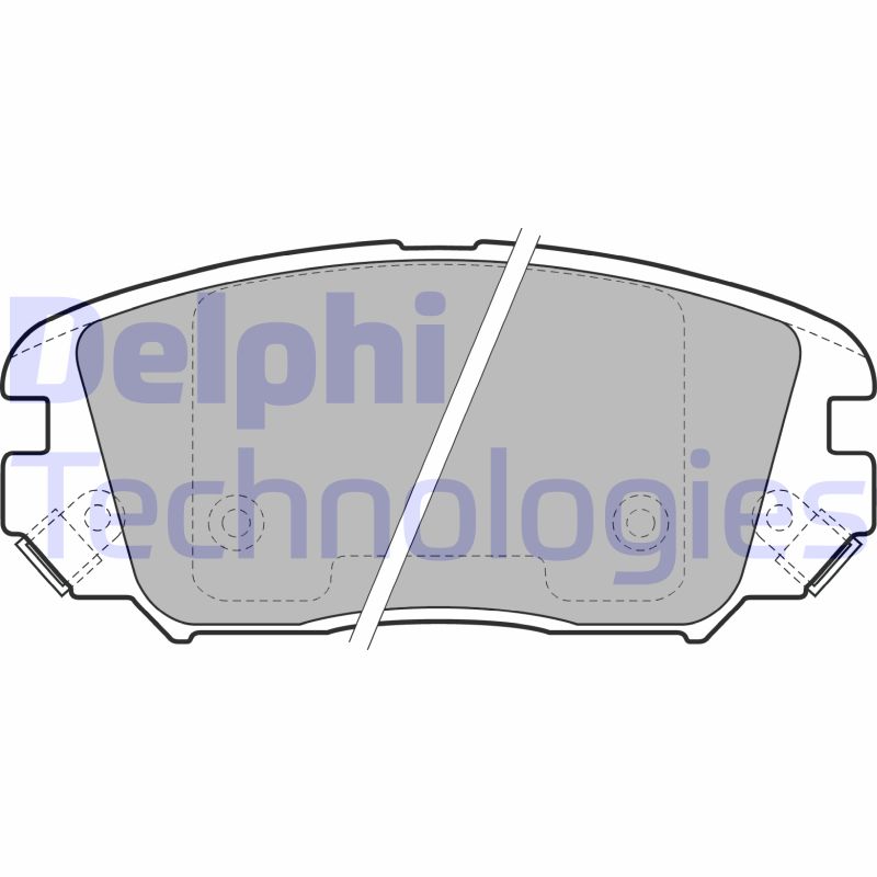 Remblokset Delphi Diesel LP1974