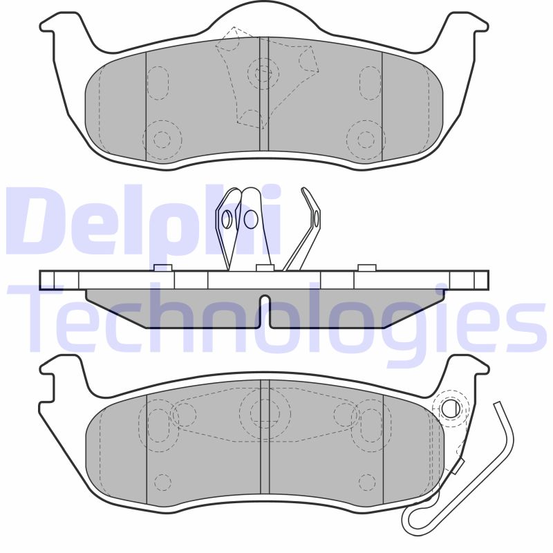 Remblokset Delphi Diesel LP1975