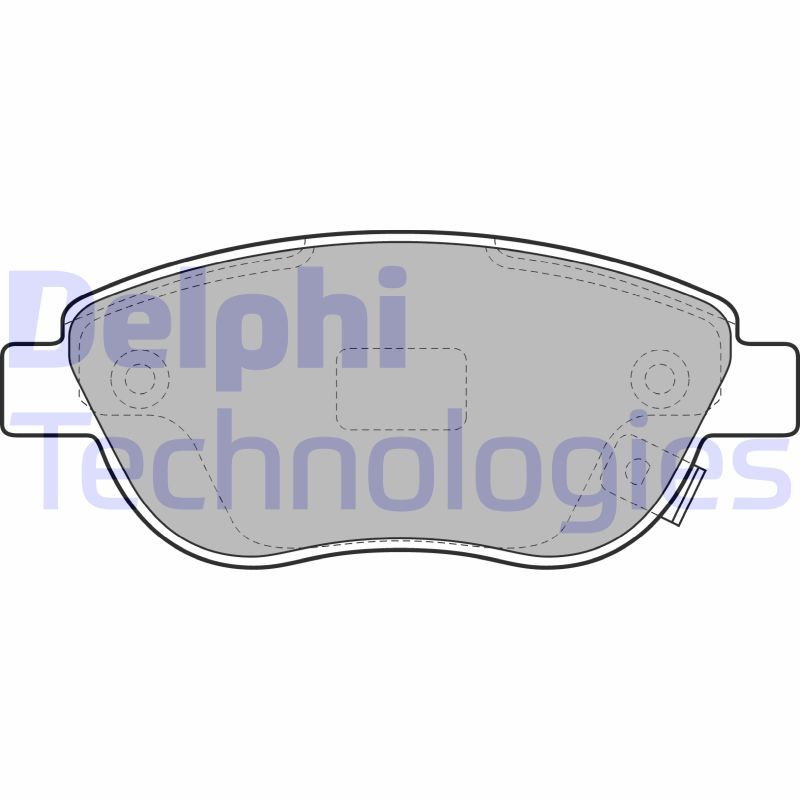Remblokset Delphi Diesel LP1990