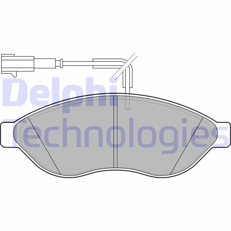 Delphi Diesel Remblokset LP1992