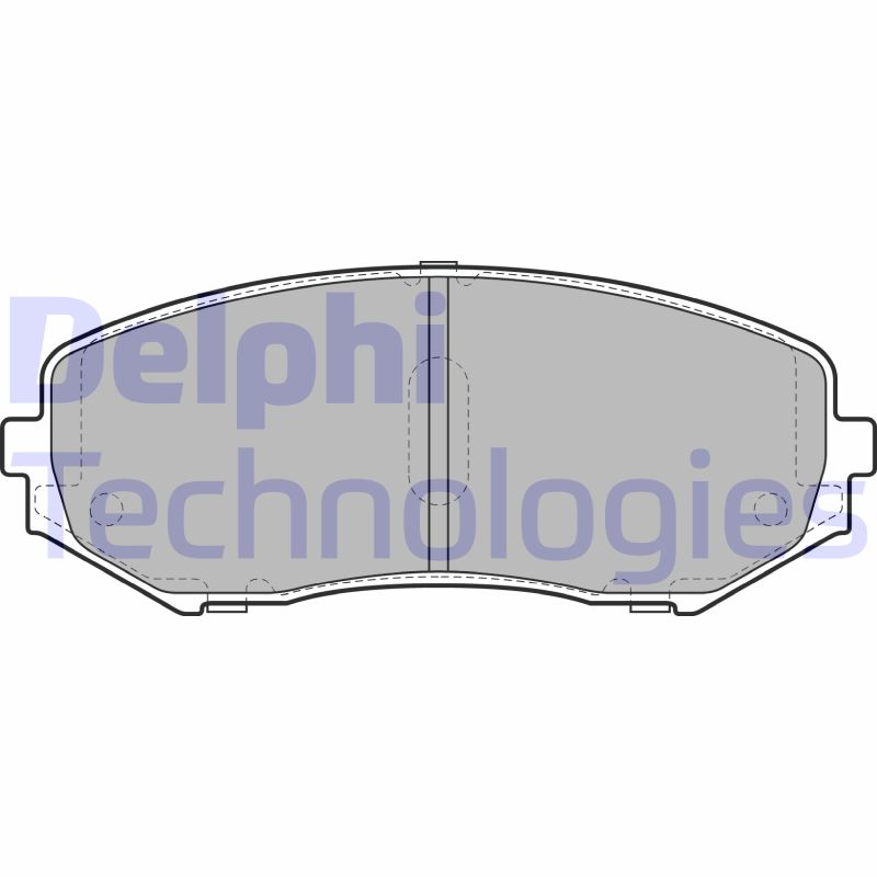 Remblokset Delphi Diesel LP2001