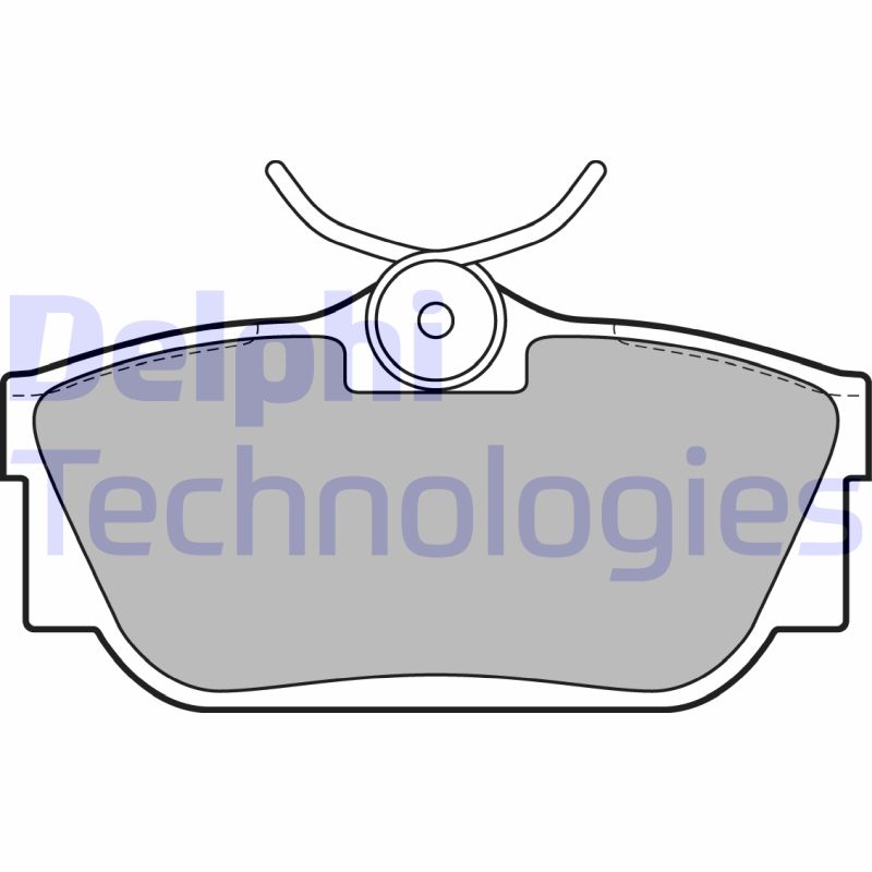 Remblokset Delphi Diesel LP2019