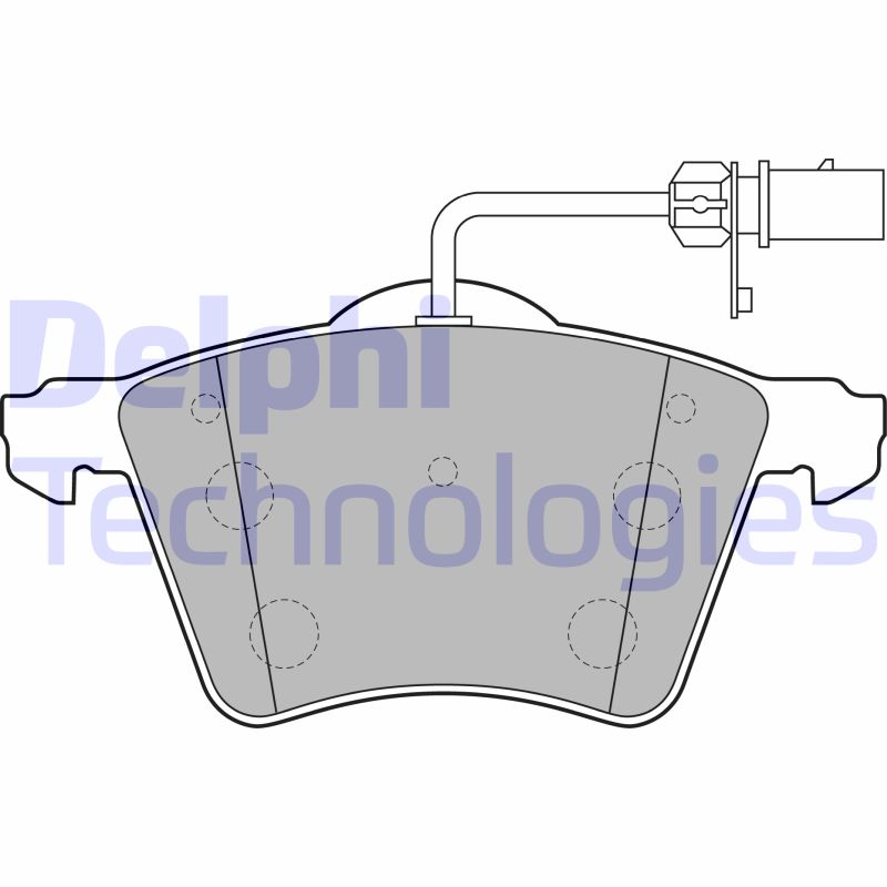Remblokset Delphi Diesel LP2021