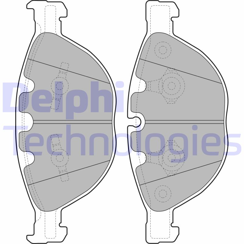 Remblokset Delphi Diesel LP2041