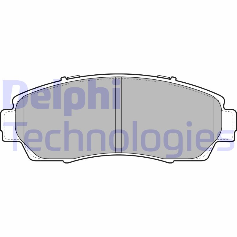 Remblokset Delphi Diesel LP2046