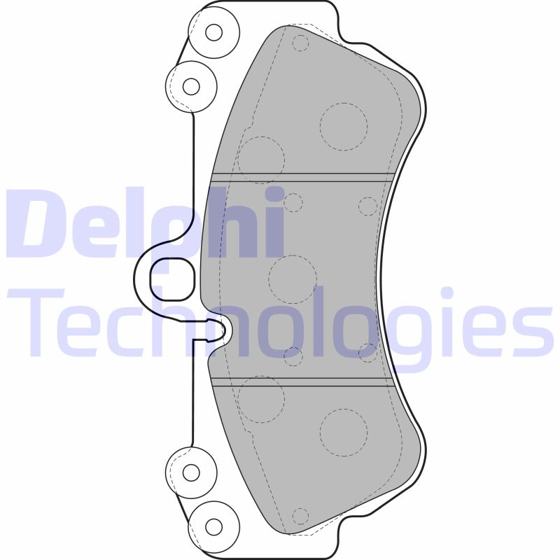 Remblokset Delphi Diesel LP2057