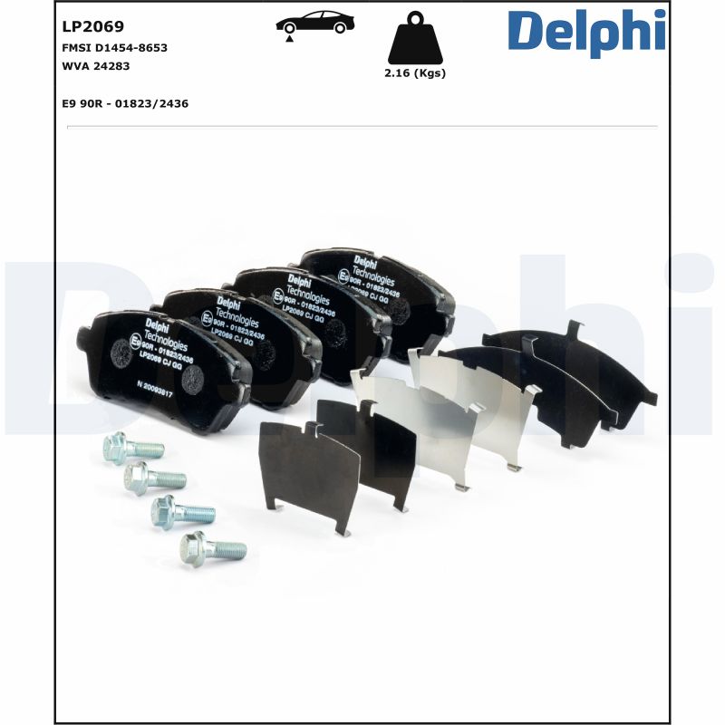 Delphi Diesel Remblokset LP2069