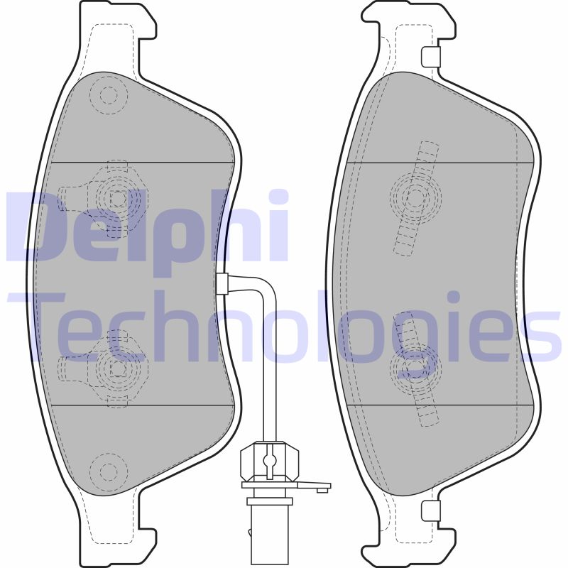 Remblokset Delphi Diesel LP2072