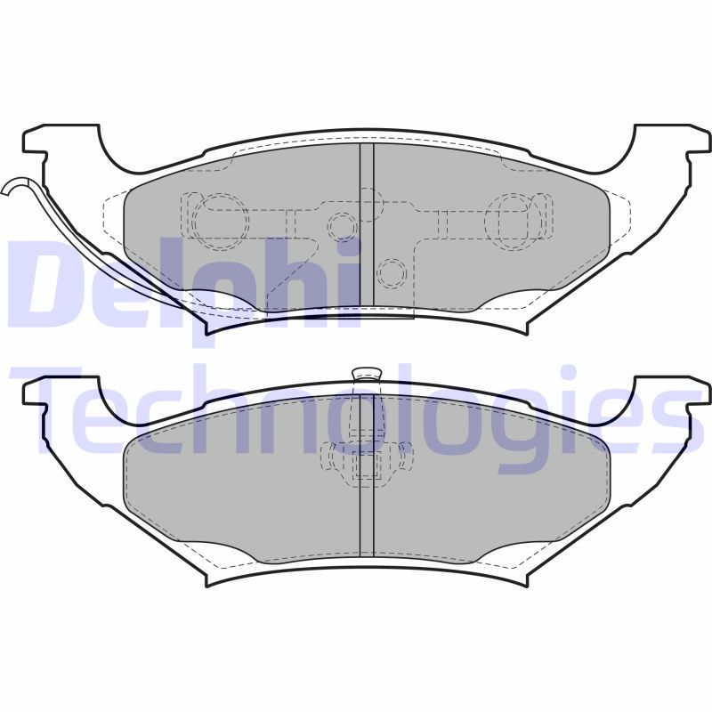 Remblokset Delphi Diesel LP2085