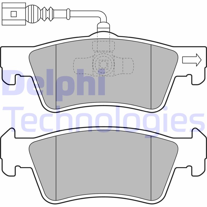 Remblokset Delphi Diesel LP2086