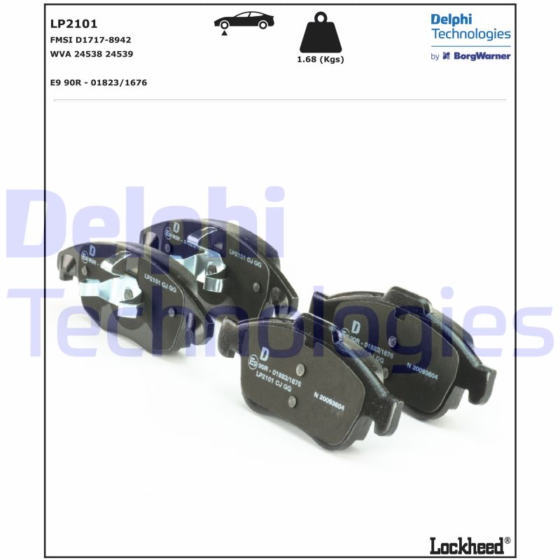 Delphi Diesel Remblokset LP2101