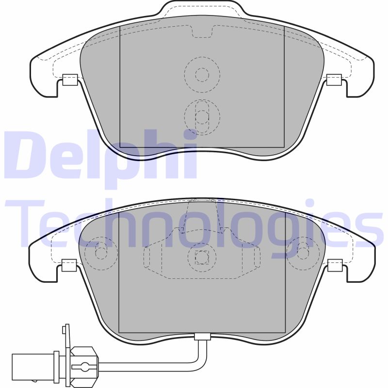 Remblokset Delphi Diesel LP2107