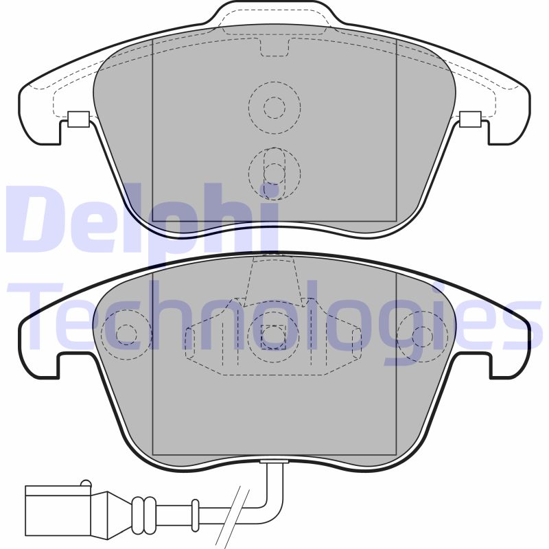 Remblokset Delphi Diesel LP2110