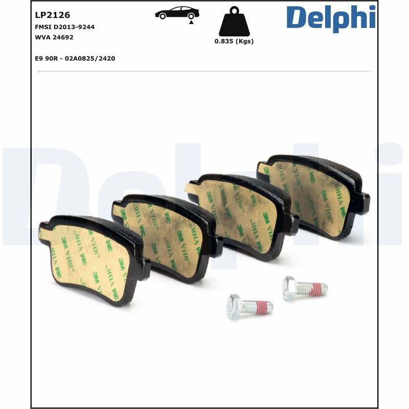 Delphi Diesel Remblokset LP2126