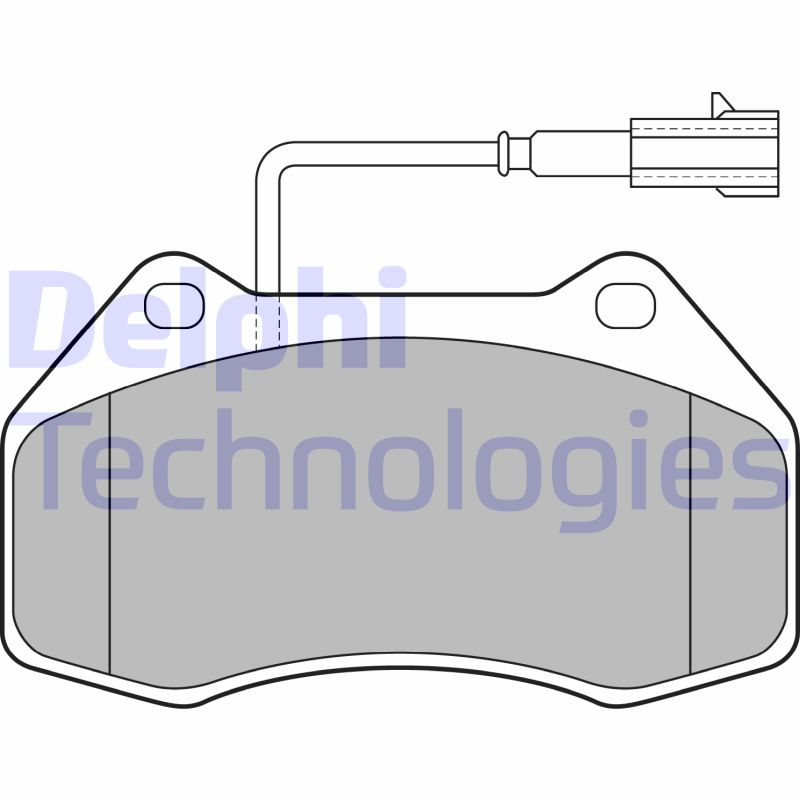 Remblokset Delphi Diesel LP2136