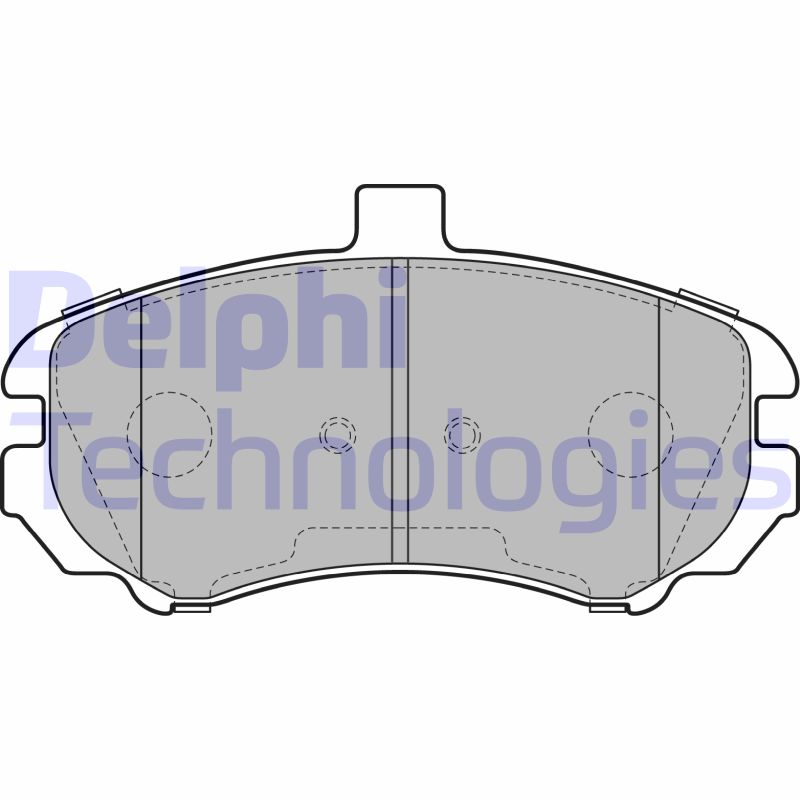 Remblokset Delphi Diesel LP2150
