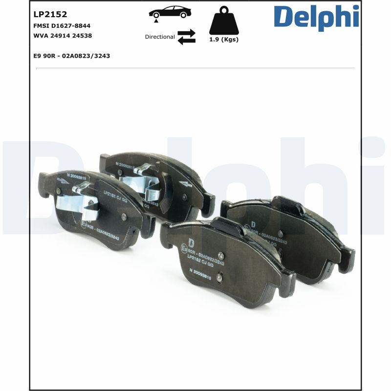 Delphi Diesel Remblokset LP2152