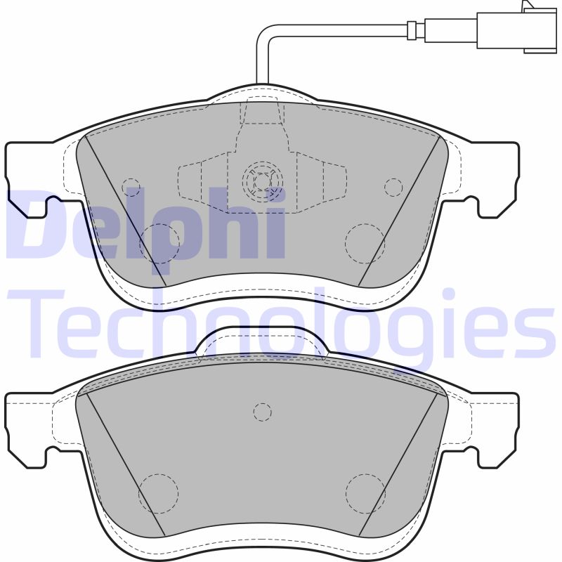 Remblokset Delphi Diesel LP2168
